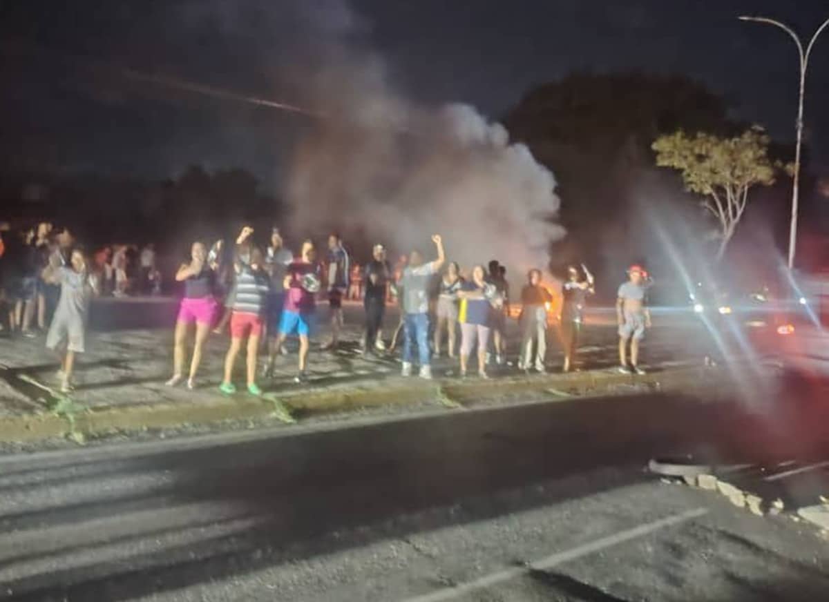 Protestas en Carabobo y Aragua: el impacto de las fallas eléctricas