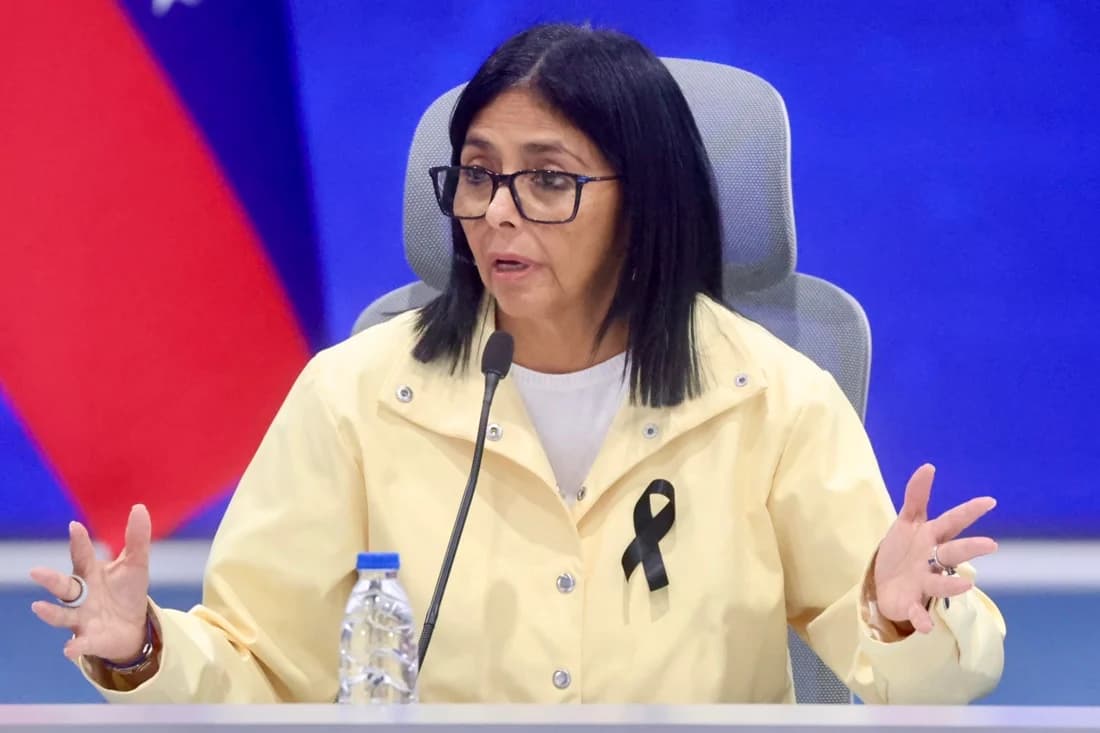 Delcy Rodríguez, entre los gobernantes más rechazados de Latinoamérica