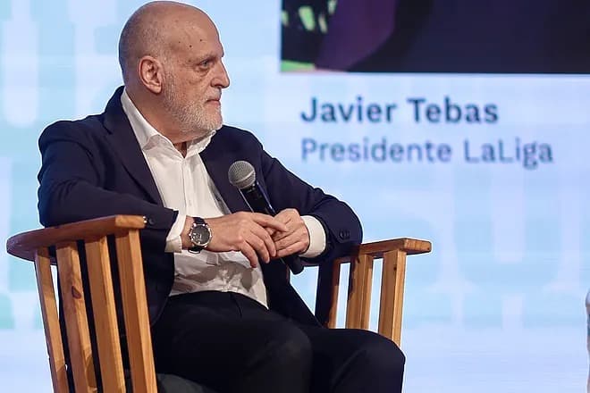 Tebas exige la dimisión de Infantino y critica al Real Madrid