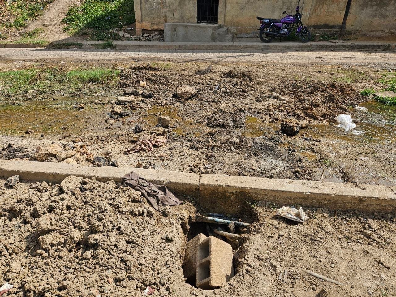 Las Afectaciones en Las Mercedes: Calles en Ruinas en Barcelona, Anzoátegui