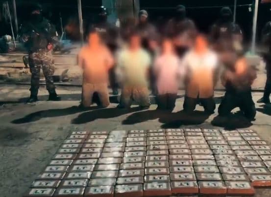 Desarticulan red de narcotráfico en Ecuador: 127 kilos de cocaína incautados