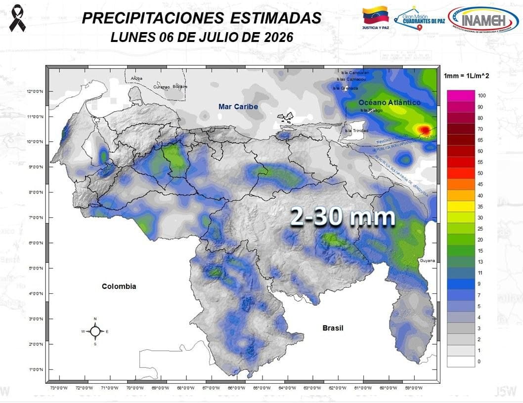 Inameh Advierte sobre Fuertes Marejadas en Costas de Venezuela