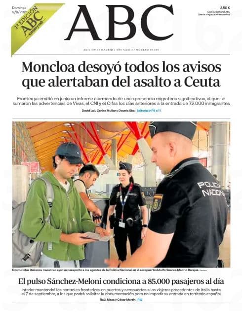 Resumimos las portadas internacionales del 9 de agosto de 2026