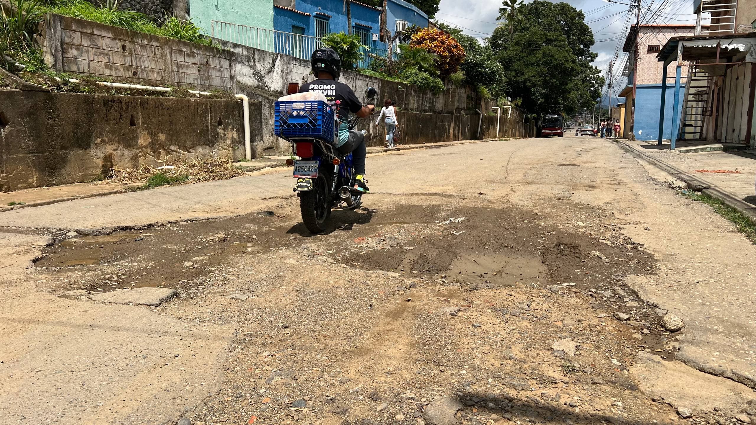 Peligro vial en Santa Rosa a medida que se acercan las lluvias