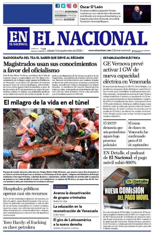 Titulares Claves del 5 de Septiembre de 2026 en Venezuela