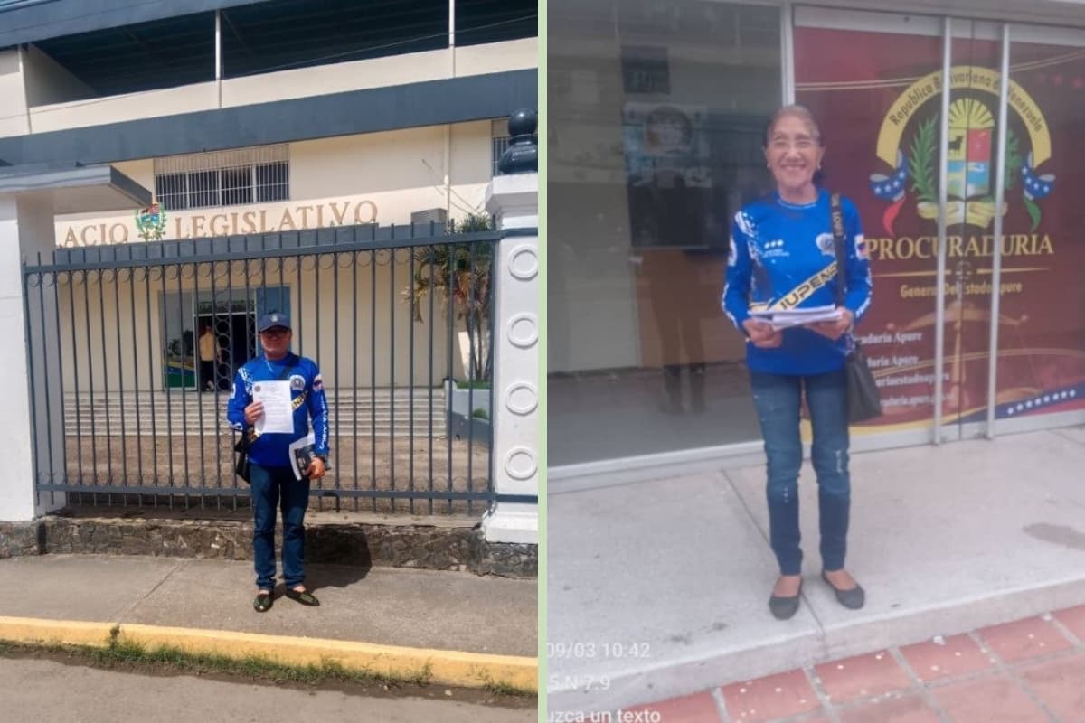 Jubilados de la Policía de Apure exigen derechos en la Procuraduría