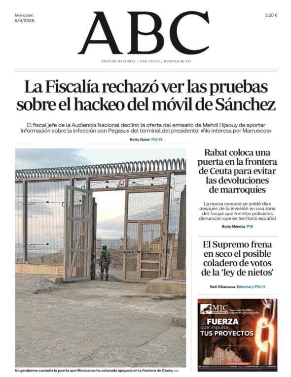 Resumen de la Prensa Internacional: Principales Titulares del 9 de Septiembre de 2026