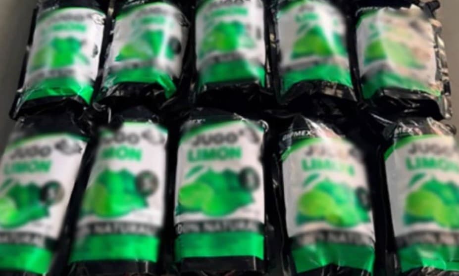 México captura más de 10 kilos de metanfetamina en jugos falsos