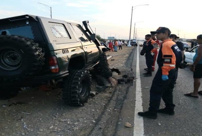 Trágico accidente en Falcón: motorizado muere tras colisión con camioneta