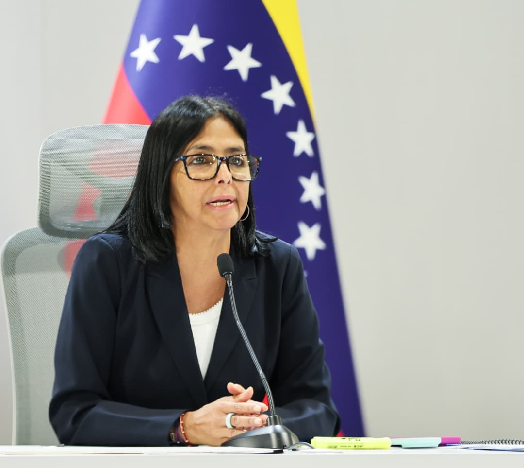 Delcy Rodríguez llama a la población a economizar luz y agua ante 'Superniño'