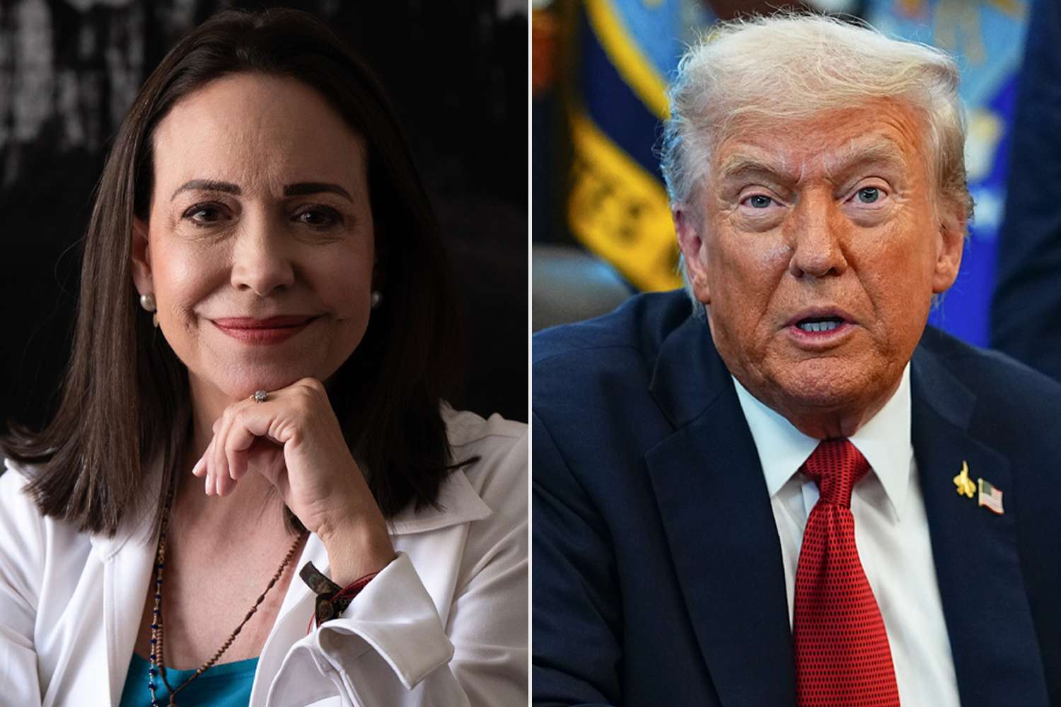 Donald Trump elogia a María Corina Machado y promete mantener contacto