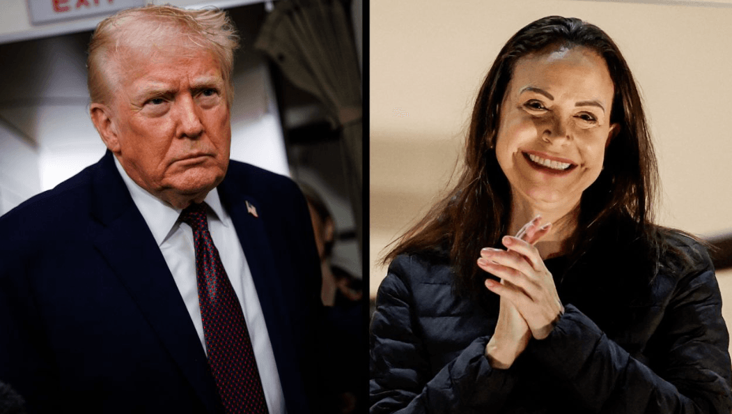 Trump elogia a María Corina Machado: 'Es una gran mujer'