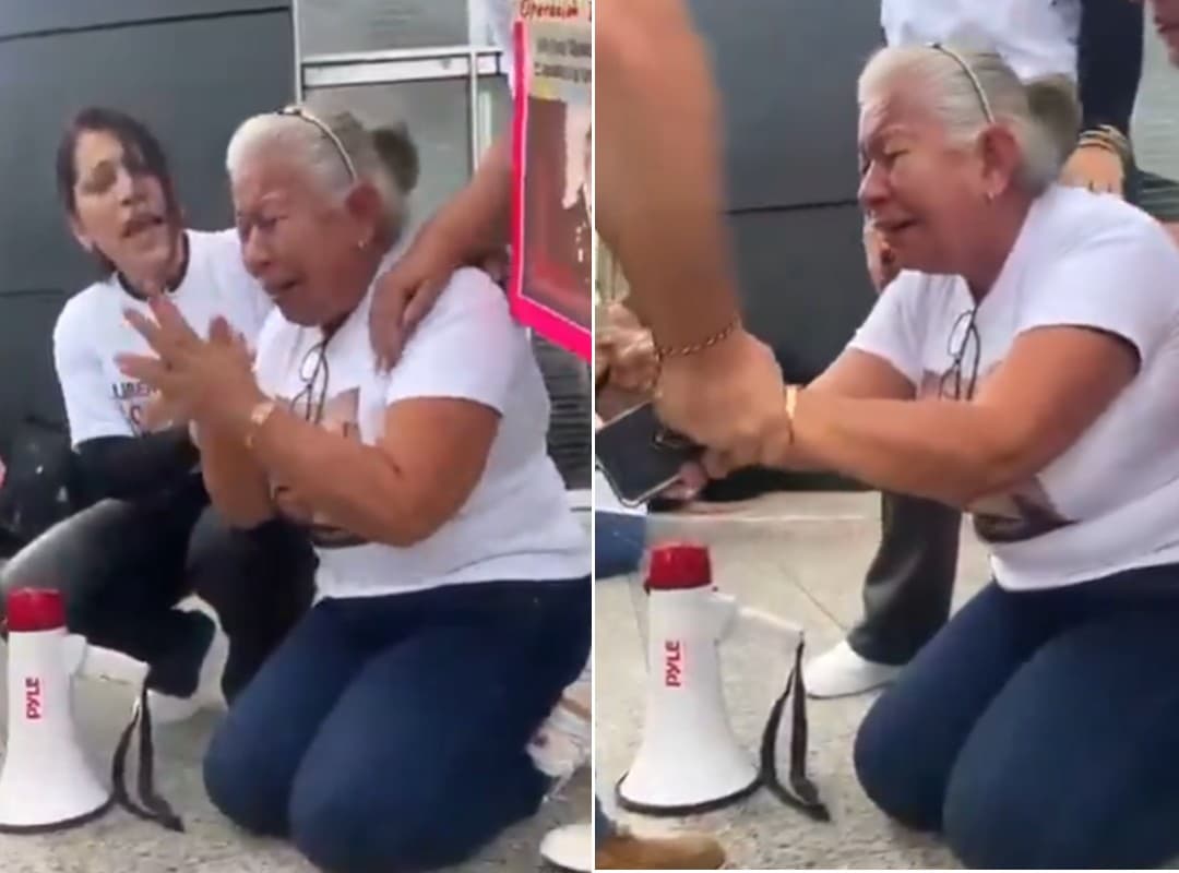 M madre llora por su hijo detenido: angustia fuera de El Helicoide