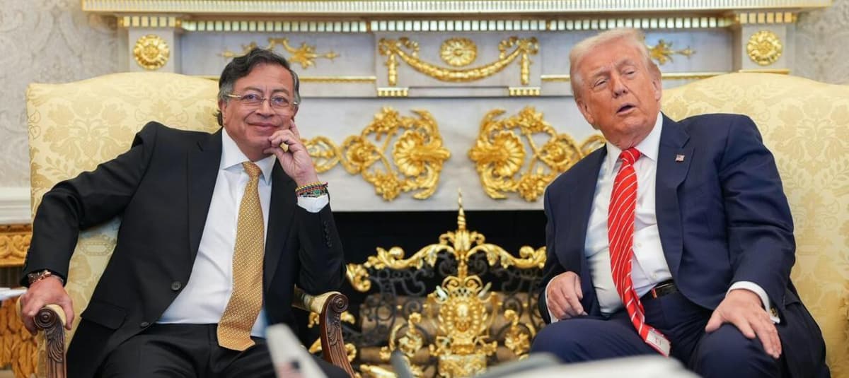 Gustavo Petro y Donald Trump se Reúnen en la Casa Blanca: Primeras Imágenes