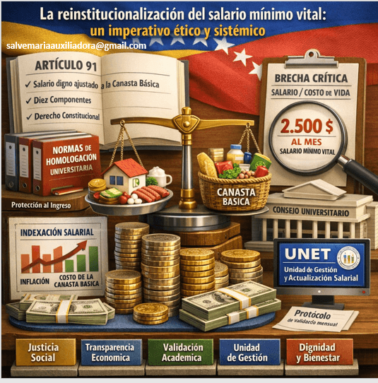 El Salario Mínimo Vital en Venezuela: Hacia una Nueva Justicia Social