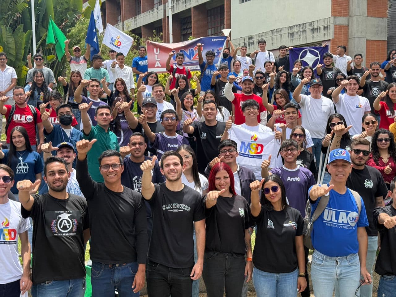 Movilización Estudiantil en ULA para Demandar Libertad de Presos Políticos