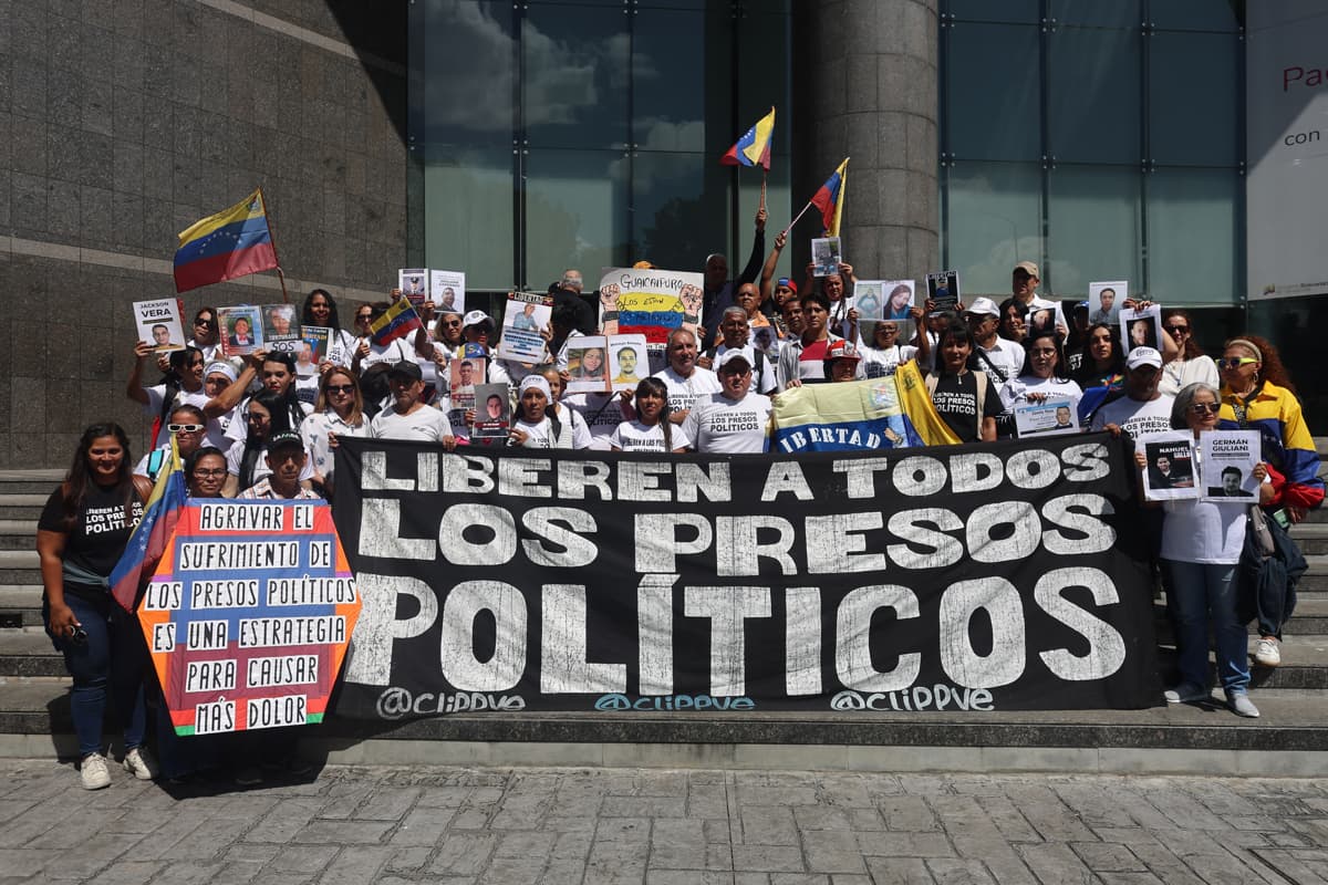 Familiares de presos políticos en Venezuela exigen a EE UU priorizar derechos humanos