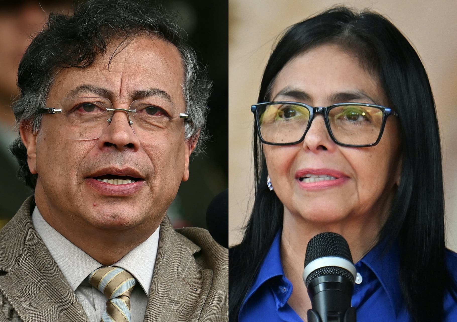 Delcy Rodríguez y Gustavo Petro se Encuentran en Colombia el 13 de Marzo
