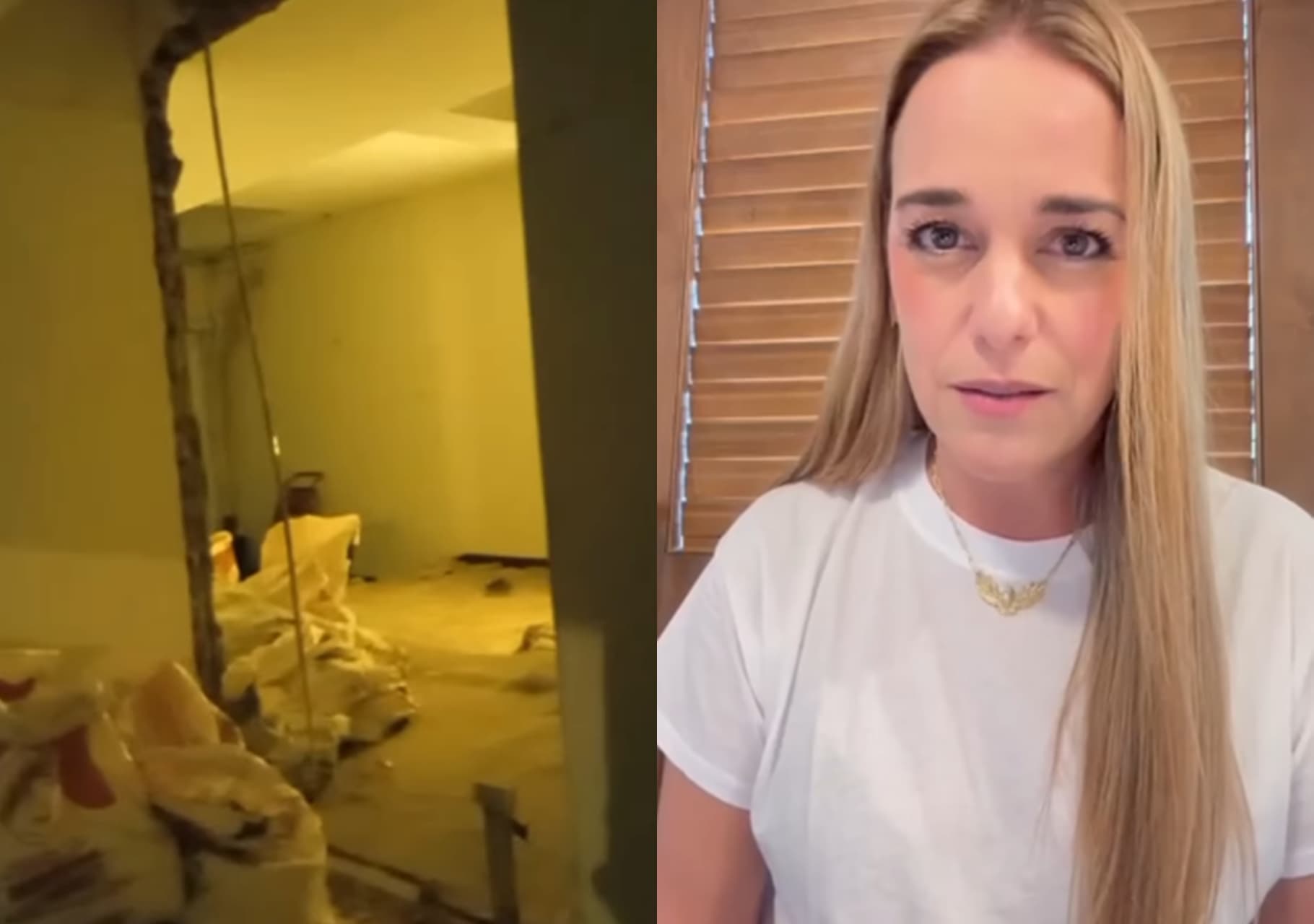 Lilian Tintori denuncia el saqueo de su hogar en Venezuela