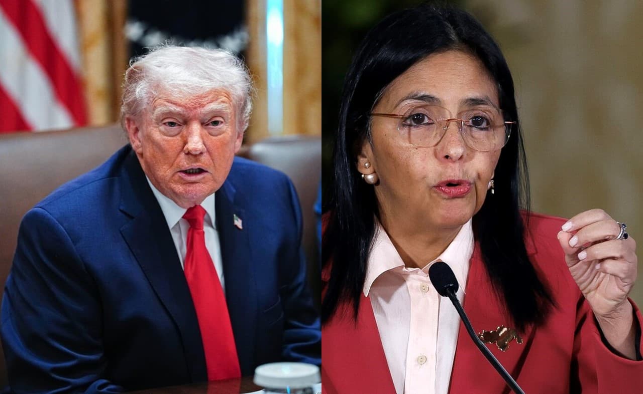 Rechazo en Venezuela a la política de Trump sobre Delcy Rodríguez
