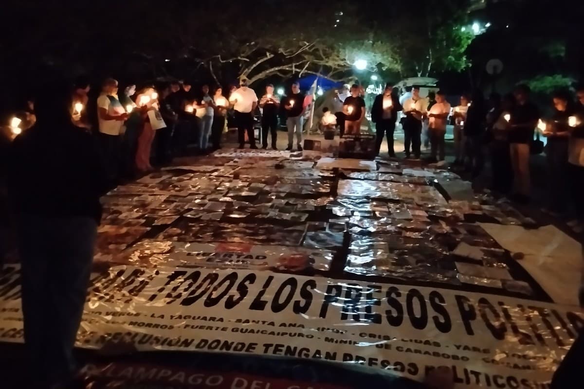 Vigilia por la Libertad: Familias Demandas la Liberación de 500 Presos Políticos