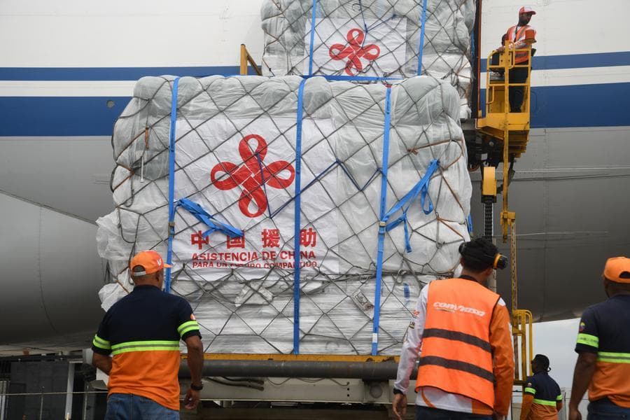 China envía ayuda humanitaria a Venezuela tras los recientes terremotos