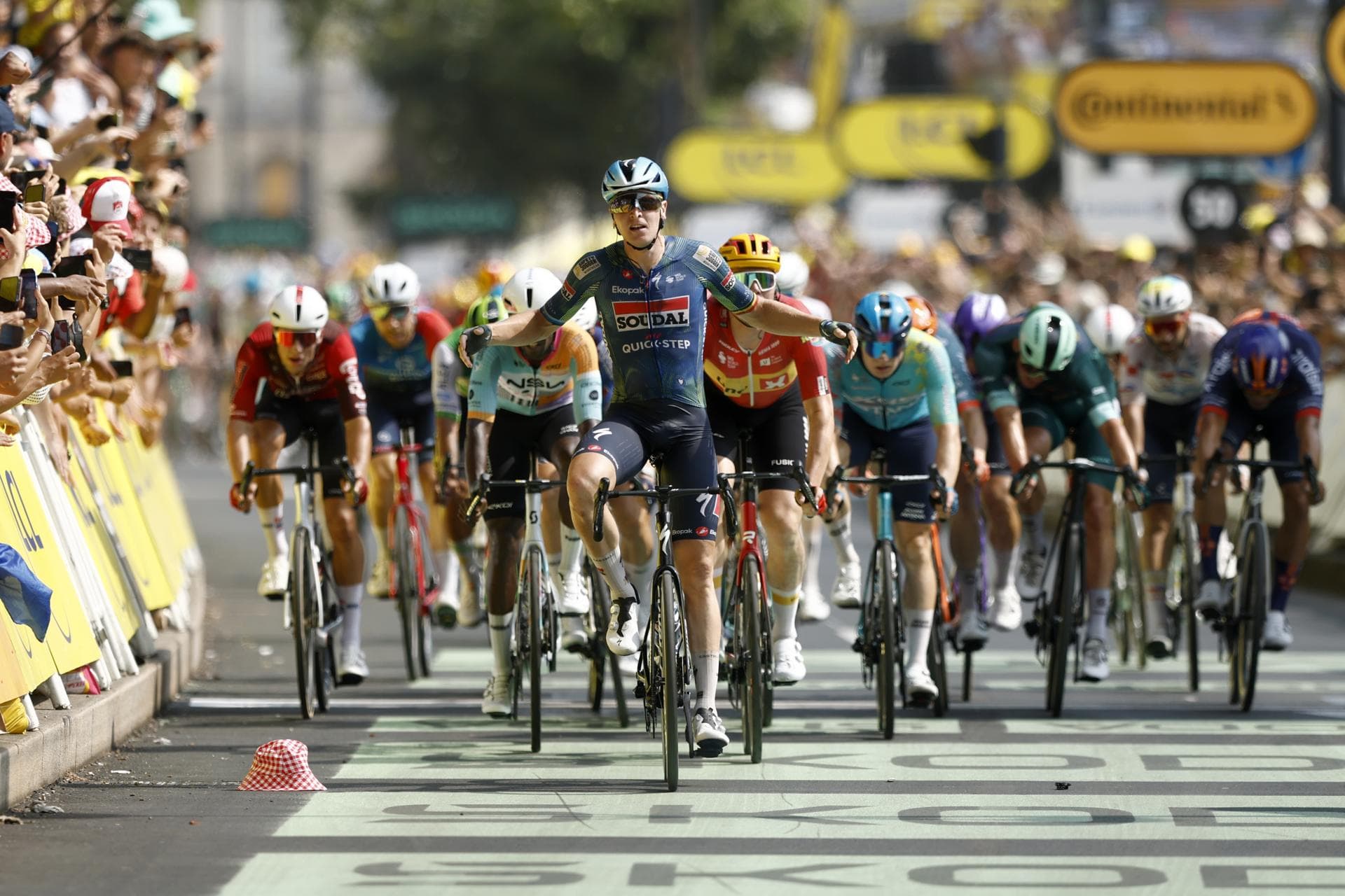 Tim Merlier brilla en el Tour de Francia: victoria destacada en la etapa 7