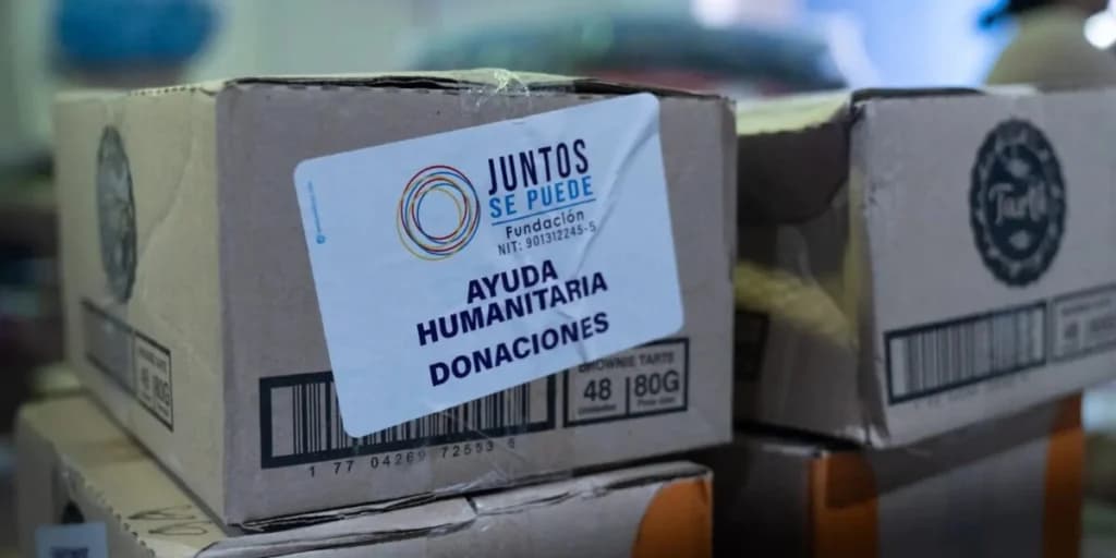 Fundación Juntos Se Puede moviliza 12 toneladas de ayuda humanitaria a Venezuela