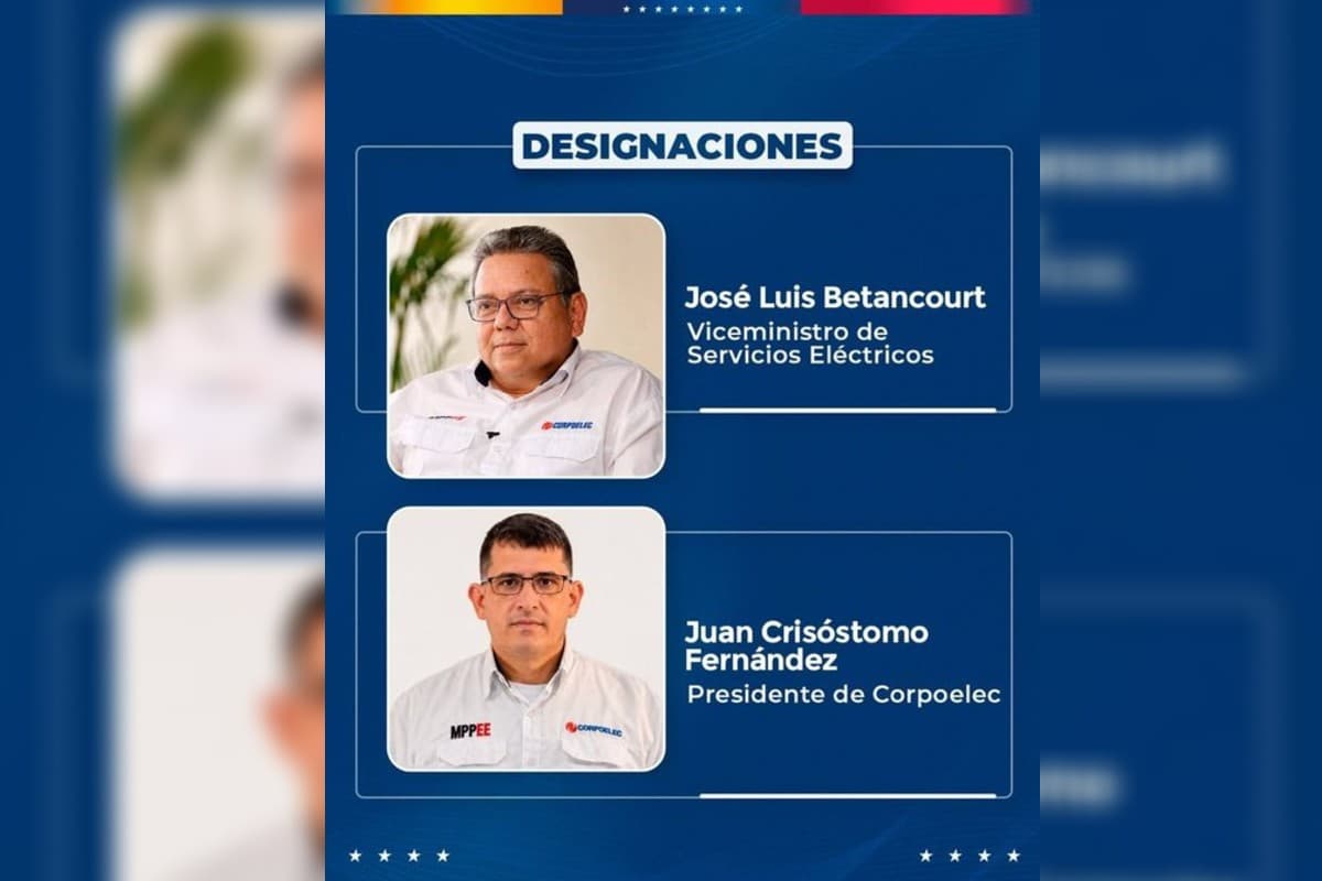 Nuevos liderazgos en el sector eléctrico: Betancourt y Fernández al mando