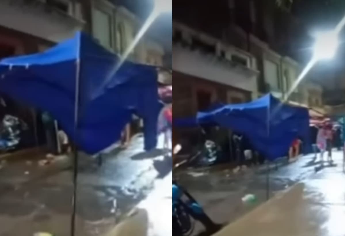 Lluvias en Caracas Exponen a Damnificados por Terremotos a la Intemperie
