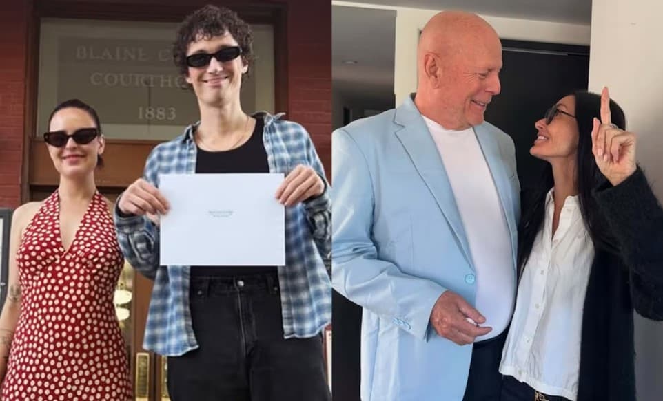 Bruce Willis vuelve a la vida pública en la boda de su hija Tallulah