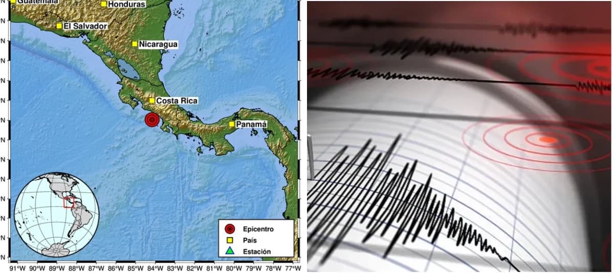 Costa Rica enfrenta más de 80 réplicas de sismo en el Pacífico