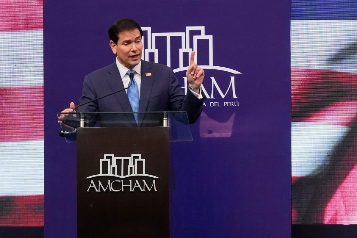 Marco Rubio concluye gira en Perú enfocada en la lucha contra el narcotráfico