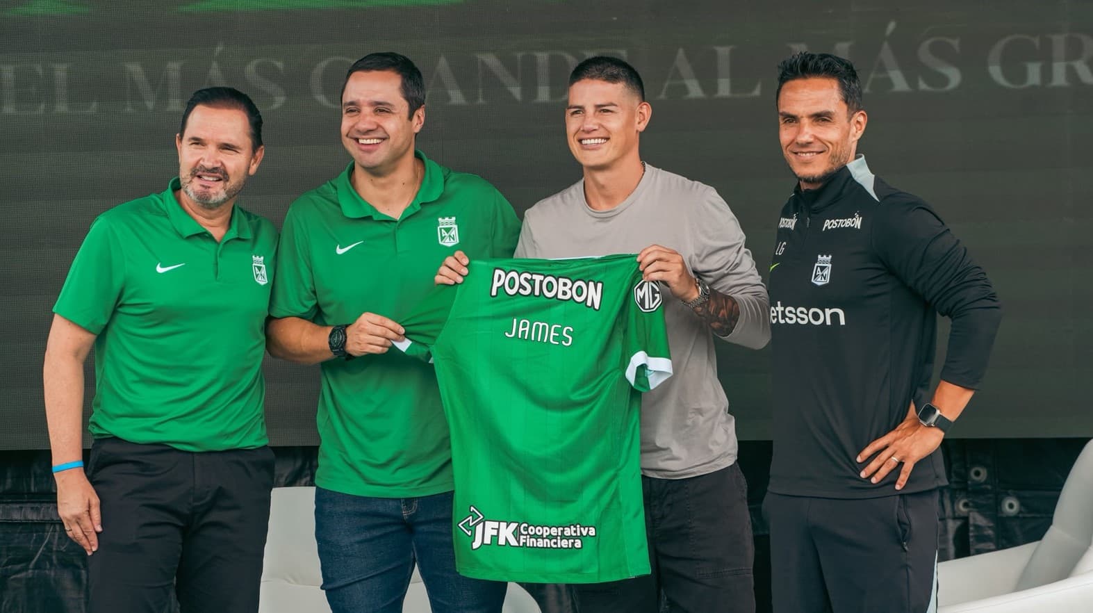 James Rodríguez regresa a Atlético Nacional tras 19 años en el extranjero