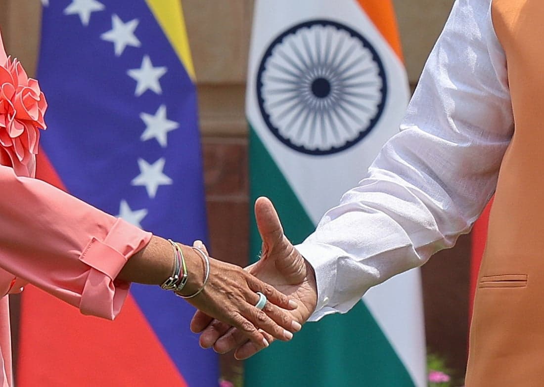 La Deuda de Venezuela en el Centro de la Agenda: Visita de Delcy Rodríguez a India
