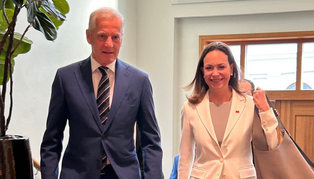 María Corina Machado y Primer Ministro Noruego: Clave para la Democracia en Venezuela