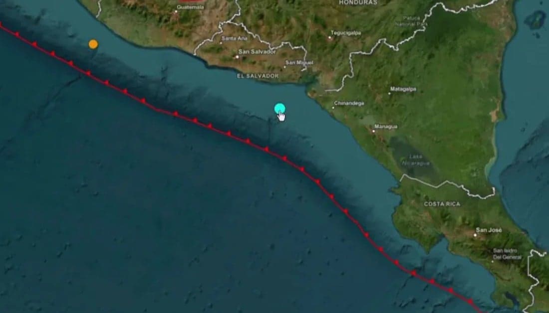 Sismo de 5,7 grados sacude El Salvador sin dejar daños ni víctimas