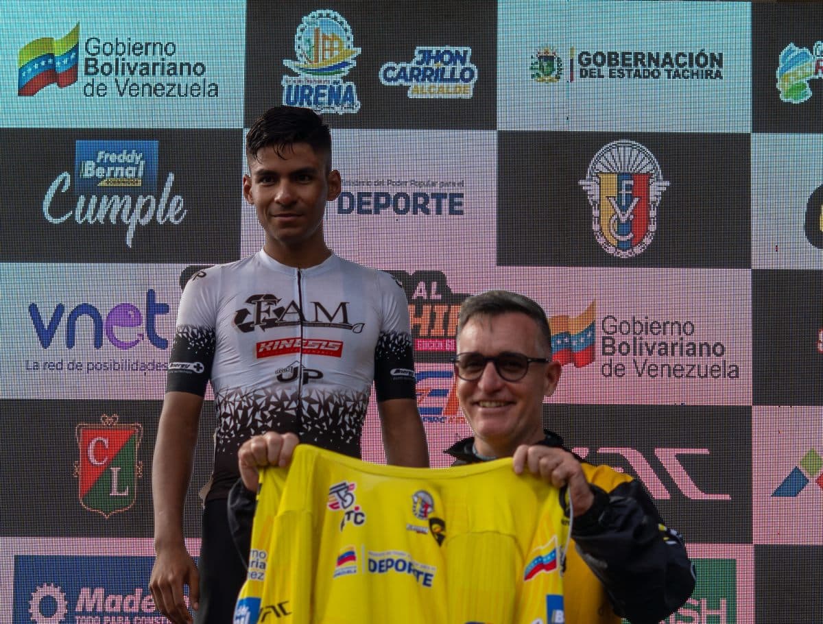 El venezolano Enmanuel Viloria ganó la segunda etapa de la Vuelta al Táchira