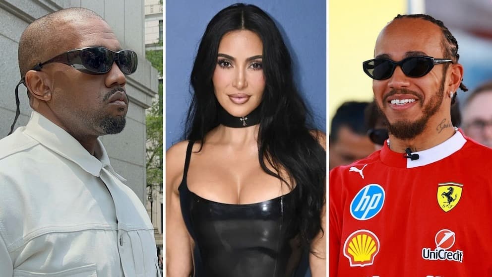 Kanye West y su rivalidad con Lewis Hamilton por Kim Kardashian
