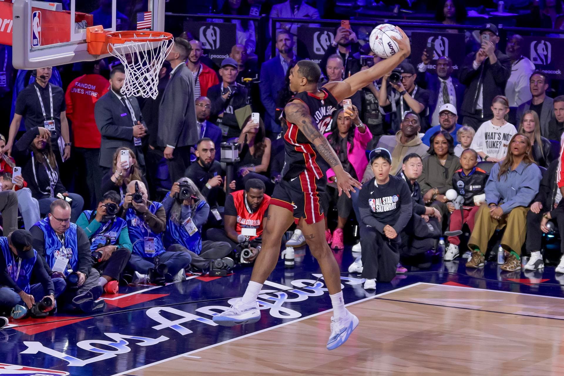 Keshad Johnson brilla en el Concurso de Mates de la NBA 2026