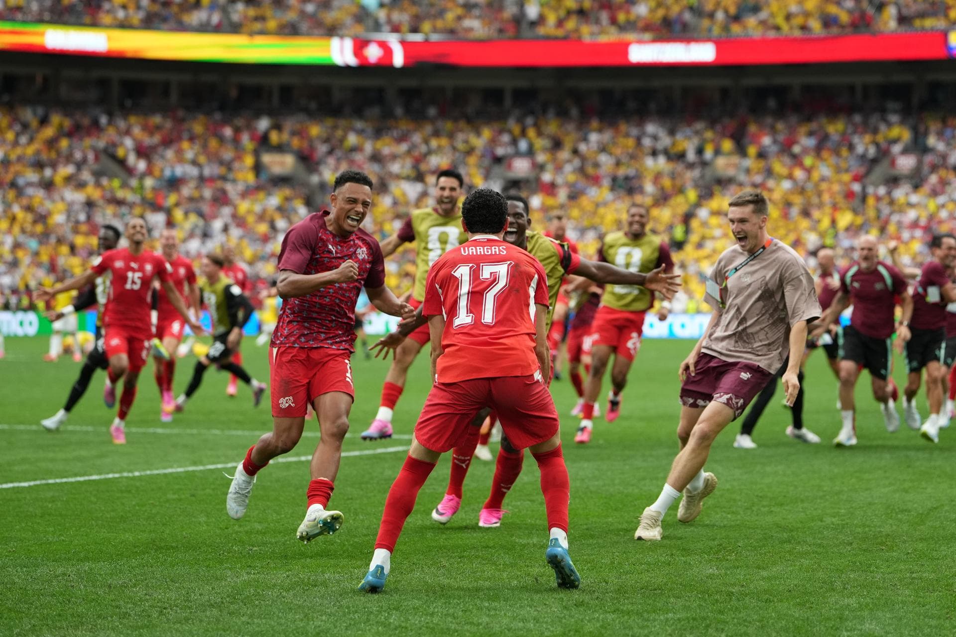 Suiza Elimina a Colombia en Penales y Avanza a Cuartos de Final
