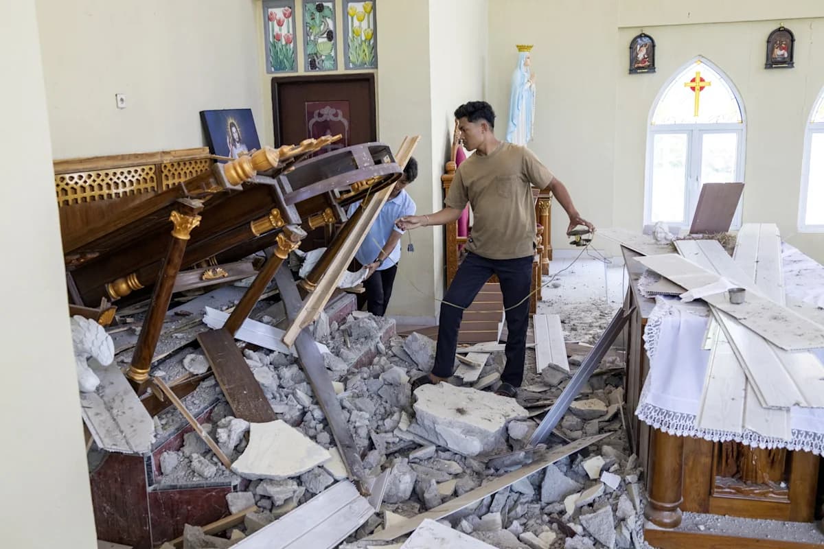 Terremoto en Indonesia: Aumentan a 68 los muertos en la isla de Flores