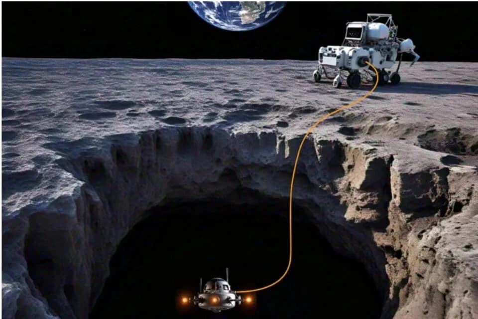 NASA Explora el Misterio Lunar: Dron a Inexploradas Cavernas de la Luna