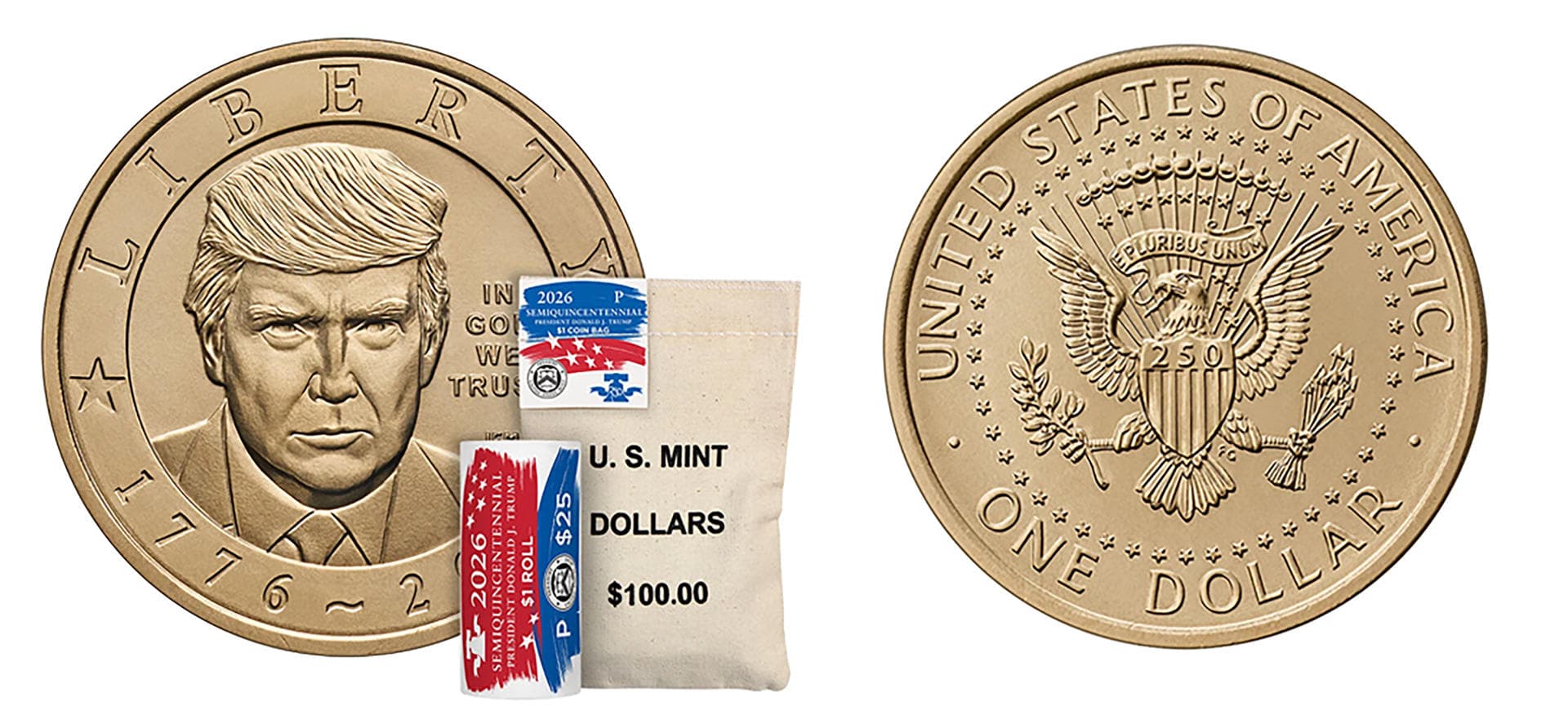 EEUU lanza monedas conmemorativas de Trump en el marco de su legado