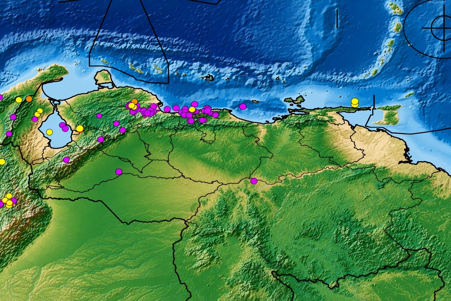Venezuela registró 105 sismos en la última semana, según reporte de Funvisis